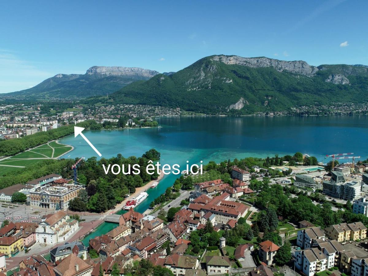 Appartement Studio Moderne, Place Parking Prive, Emplacement Ideal A 100 M Du Lac. à Annecy Extérieur photo