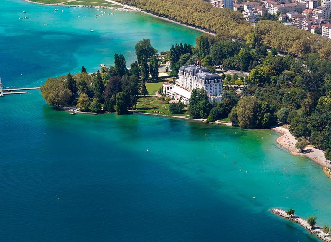 Appartement Studio Moderne, Place Parking Prive, Emplacement Ideal A 100 M Du Lac. à Annecy Extérieur photo