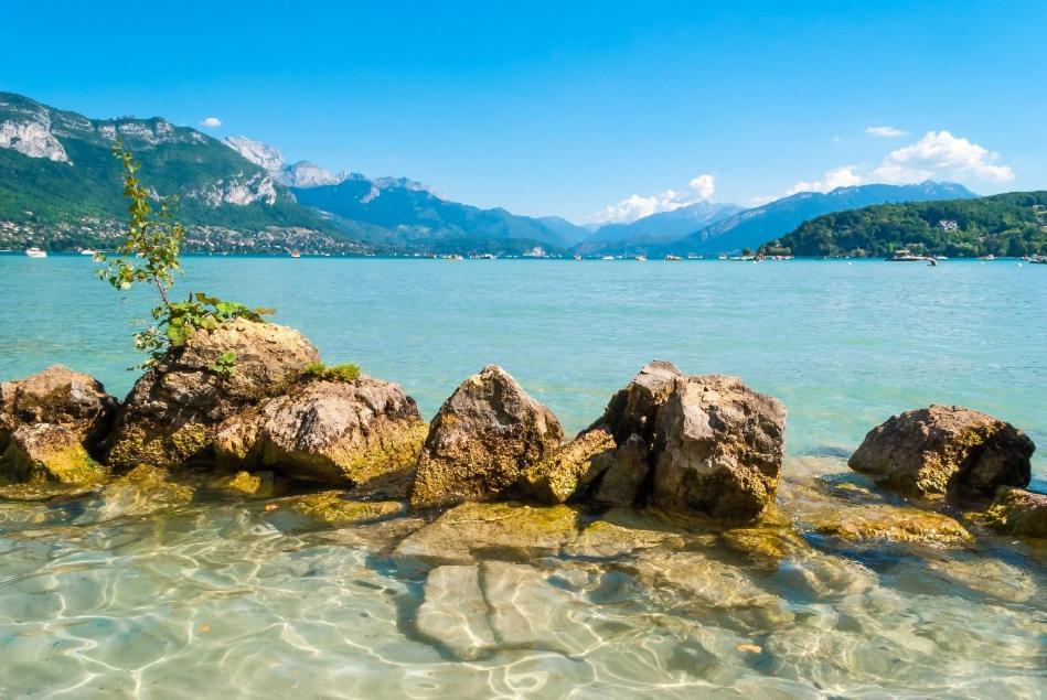 Studio Moderne, Place Parking Prive, Emplacement Ideal A 100 M Du Lac. Annecy Extérieur photo