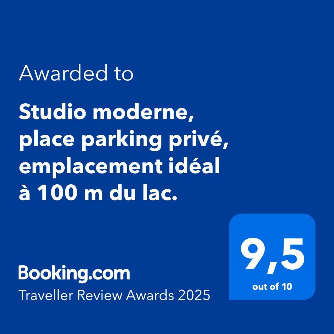 Studio Moderne, Place Parking Prive, Emplacement Ideal A 100 M Du Lac. Annecy Extérieur photo